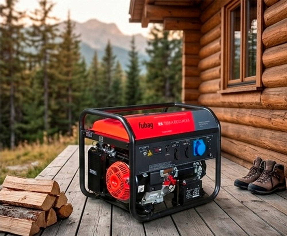 Генератор бензиновый FUBAG BS 7500 A ES DUPLEX с возможностью автоматизации 641087
