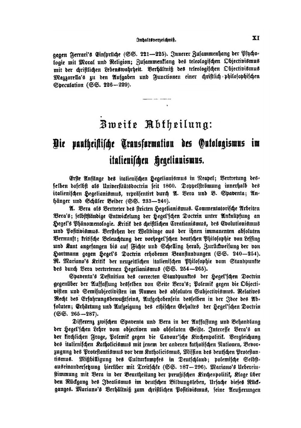 Die Italienische Philosphie des Neunzehnten Jahrhunderts | Karl Werner