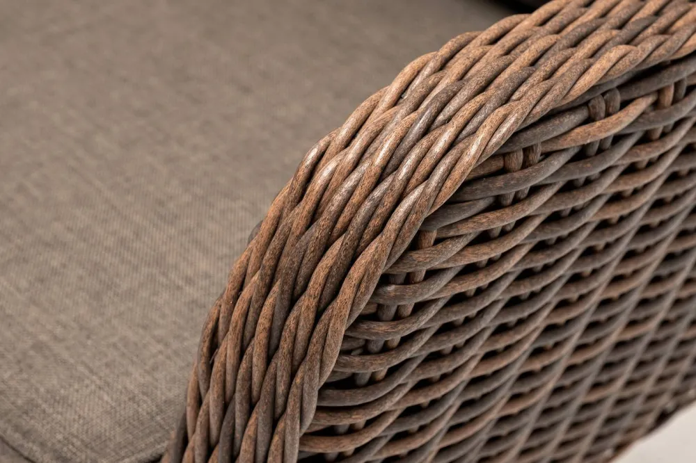 "Прованс" диван из искусственного ротанга трехместный, цвет коричневый