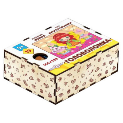 Головоломка"Многоугольники. Феечка"