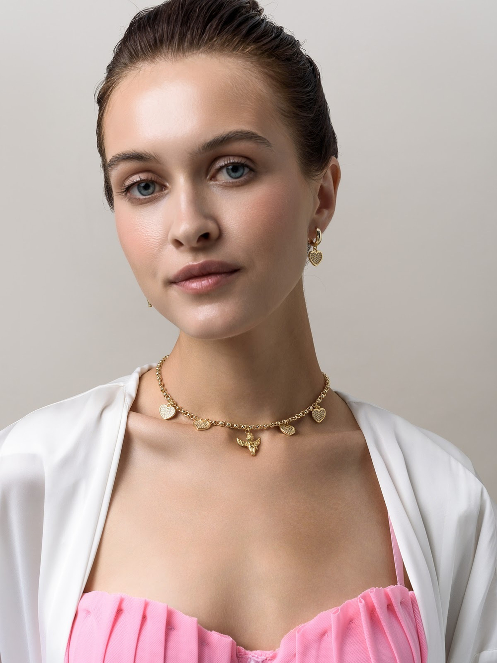 Чокер "Angel heart" Gold