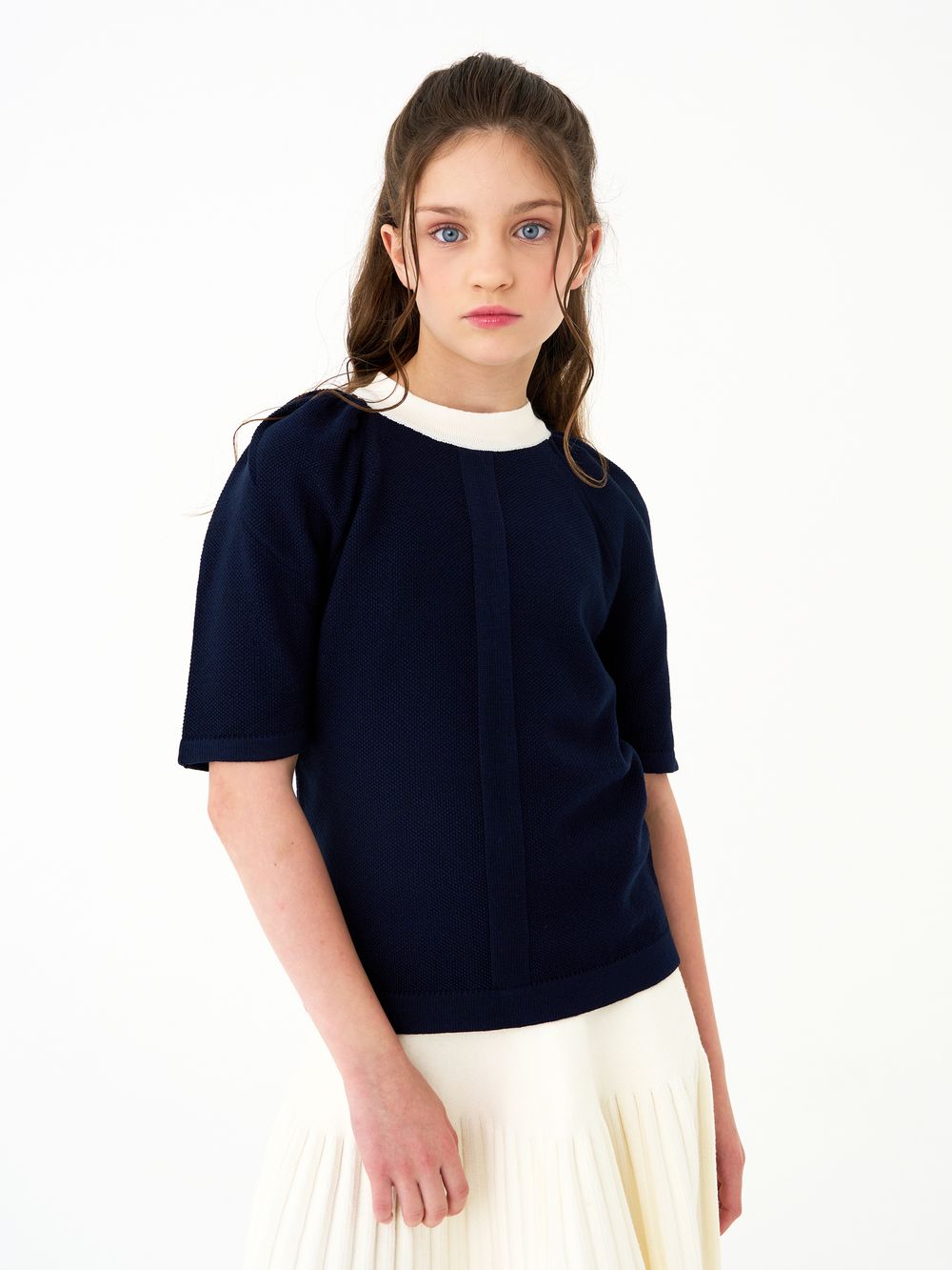 Джемпер для девочки AT1318 синий