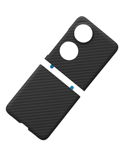 Чехол Сarbon Fiber Case для Huawei P50 Pocket