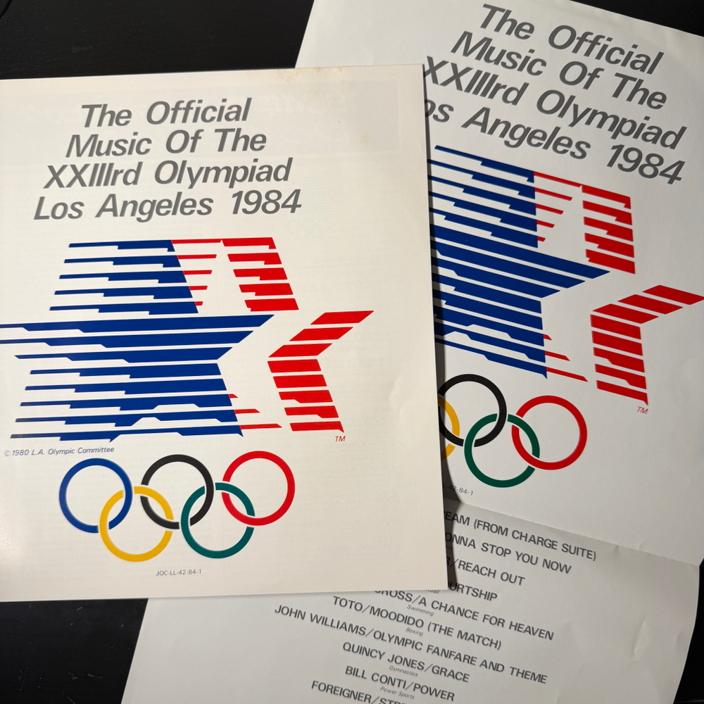 Сборник The Official Music Of The XXIIIrd Olympiad - Los Angeles 1984 (Япония 1984г.)