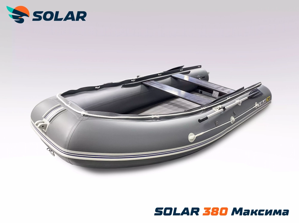 Лодка надувная моторная solar-380 к (максима)