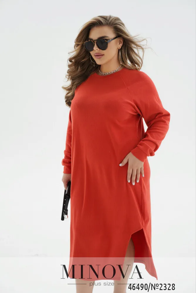 Платье 2328-морковный Minova
