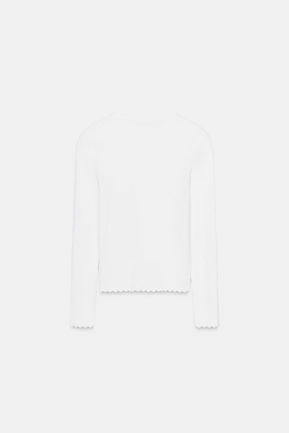 ZARA КАРДИГАН В РУБЧИК, БЕЛЫЙ