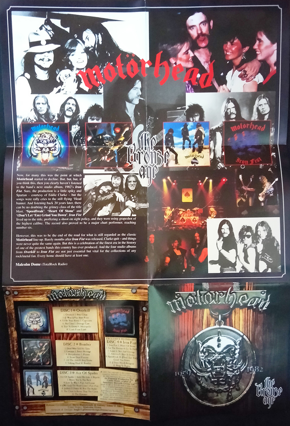 Motorhead / The Bronze Age (1979 - 1982)(Limited Edition)(4CD)