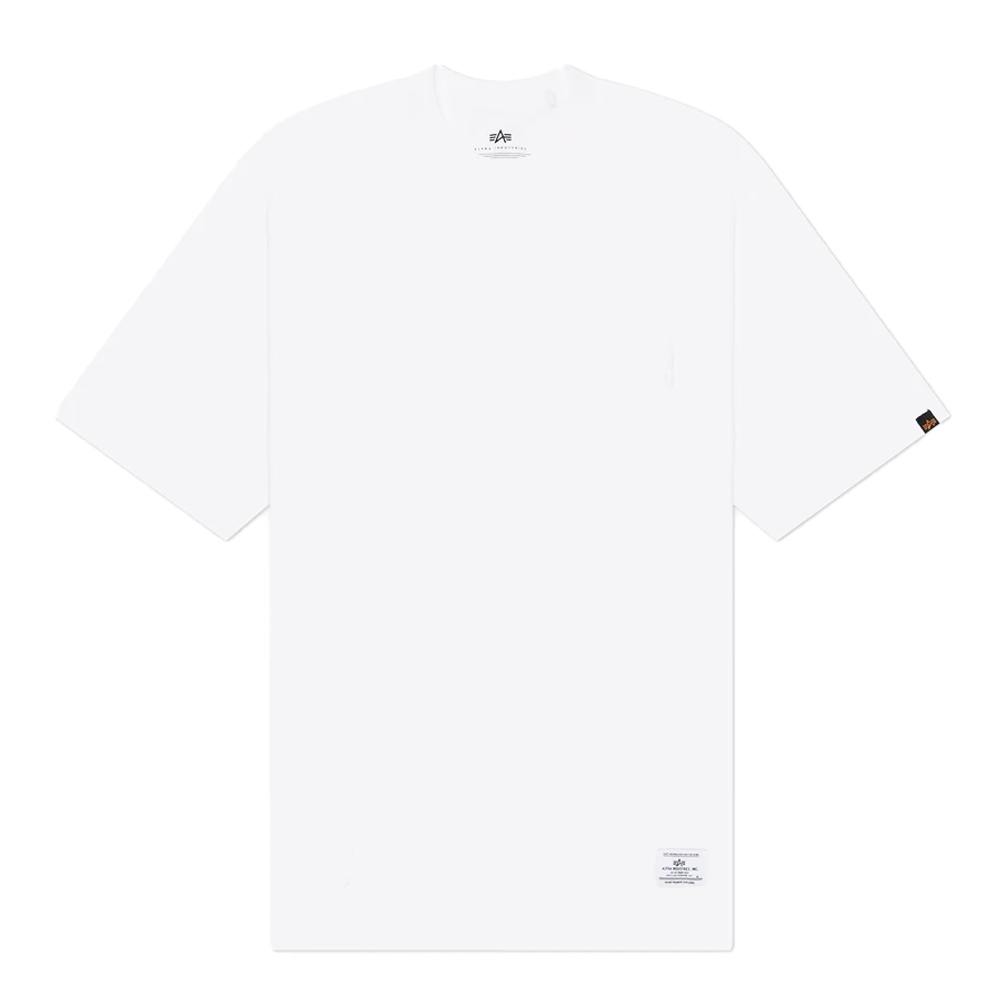 Футболка Alpha Industries Essential Relaxed (Белая) Футболка Alpha Industries Essential Relaxed (Белая)