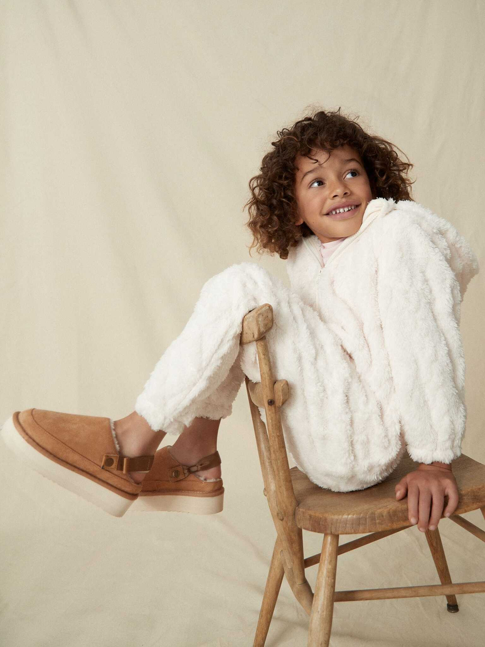 Тапочки с подкладкой из искусственного меха Next 880-271, Песочный