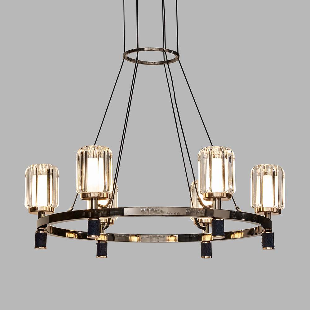 Люстра P0738-6A gold/black