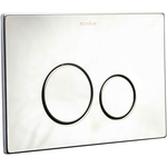 Клавиша смыва Boheme 649-SGM нержавеющая сталь ультраплоская для инсталляции Geberit, Shine Gun Metall