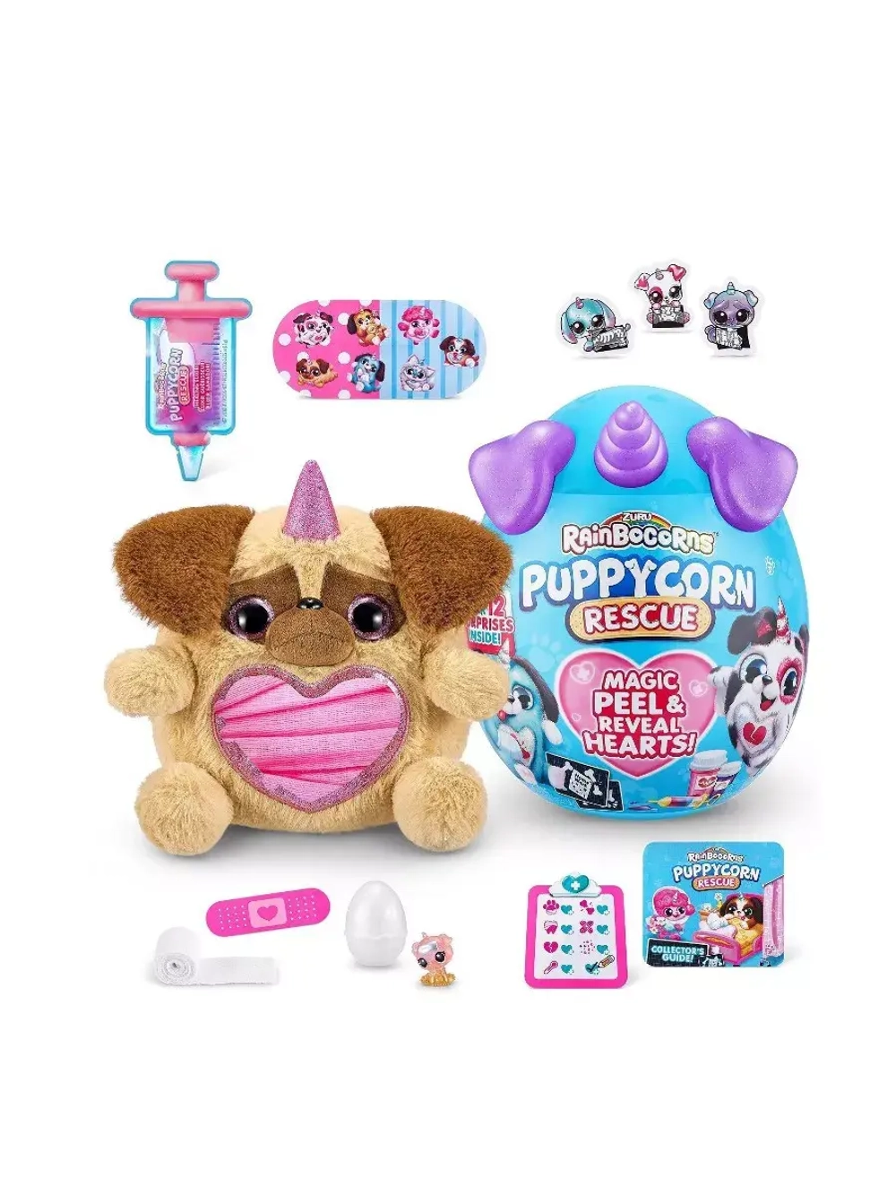 Мягкая игрушка сюрприз яйцо Rainbocorns Puppycorn Rescue