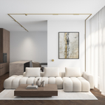 DK5072-SB Бра SHINE WALL со светодиодом, D104*H68, IP20, 3000К, 3W, RA?90, сатинированная латунь, алюминий