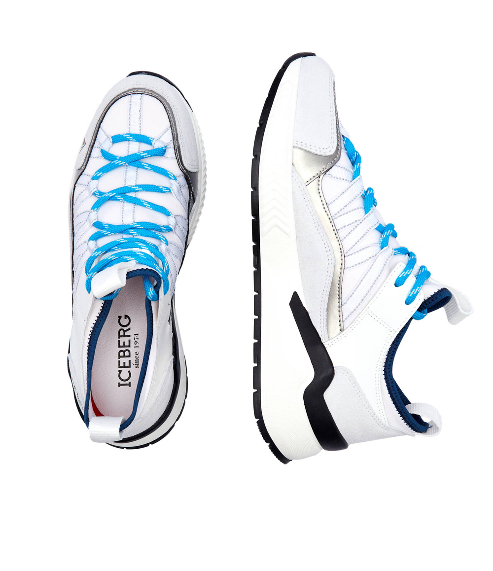 Skórzane кроссовки COMB.SNOW Iceberg - белый(IU1638)