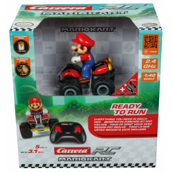 Радиоуправляемая машина Carrera RC Mario Kart Mario Quad 40002X 1:40 2,4 ГГц — фото 1