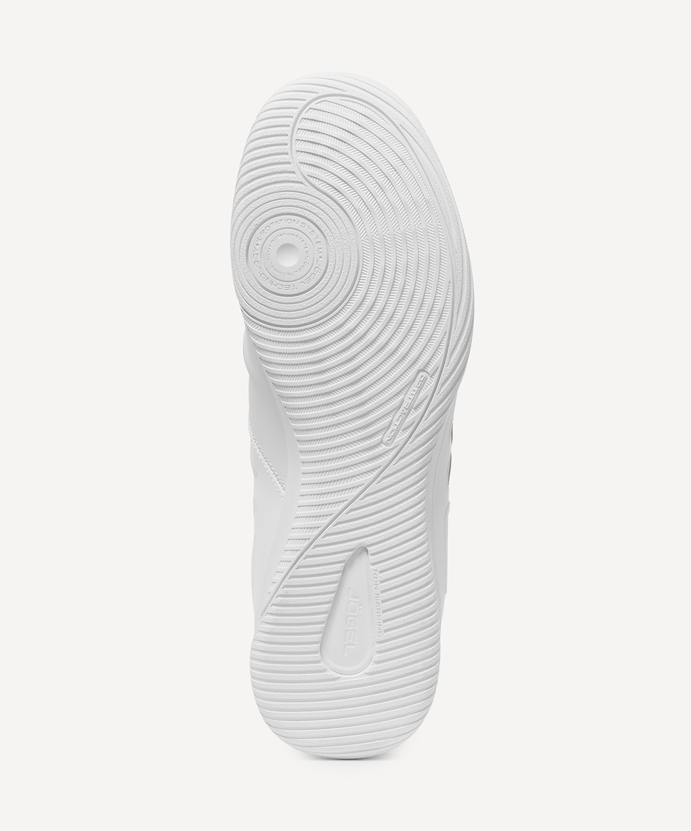 Бутсы зальные JÖGEL CAMPO 2.0, белый/золотой