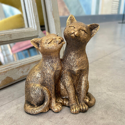 Статуэтка «Кошечки» Цвет: золото
