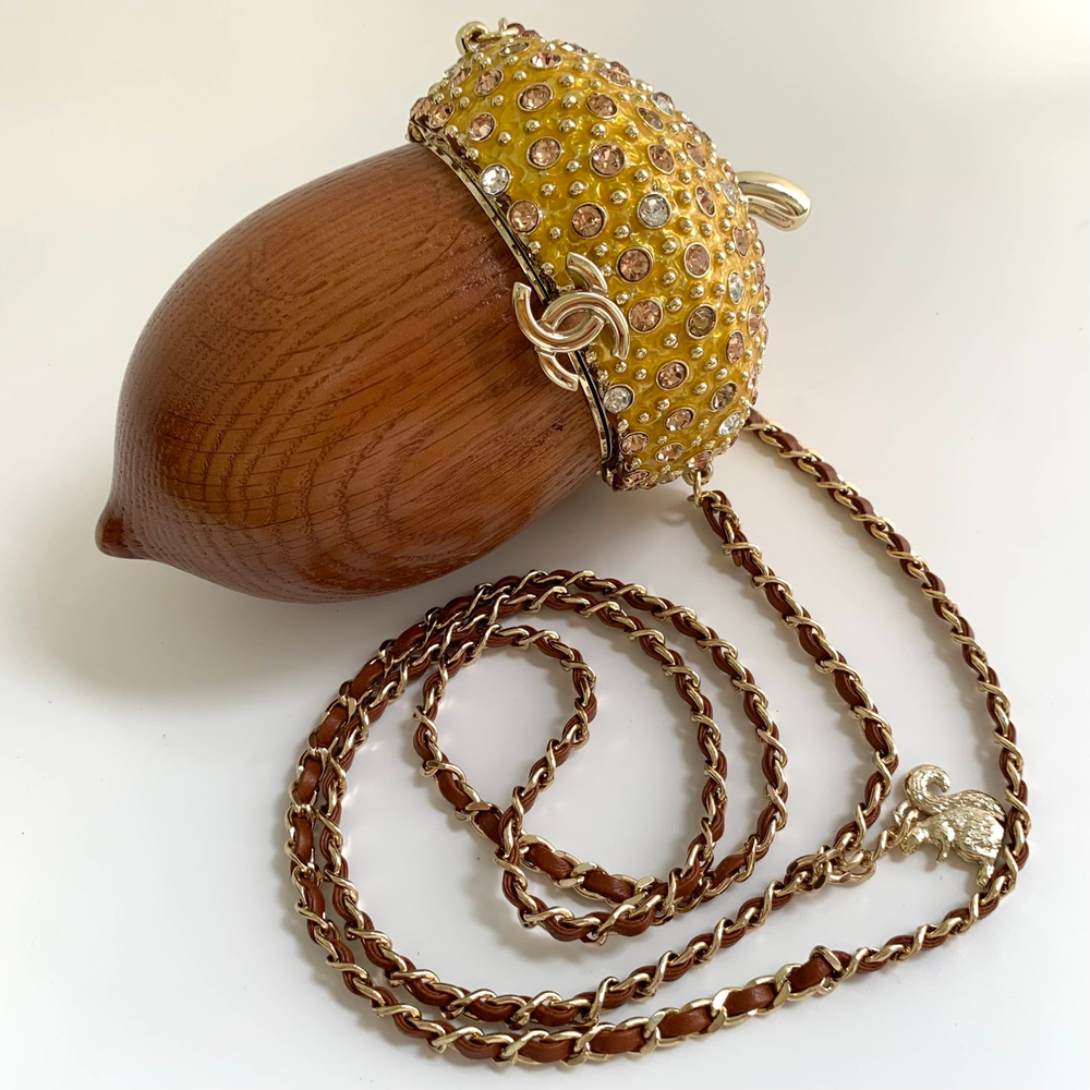 Chanel Acorn Minaudiere 17 cm