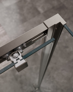 Душевой уголок Cezares MOLVENO-AH-12-160/90-C-GM-IV, 160х90х195, профиль оружейная сталь, прозрачное стекло