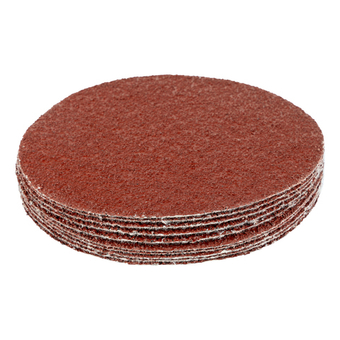 Круг абразивный на ворсовой подложке под "липучку", P 24, 125 мм, 10 шт Matrix