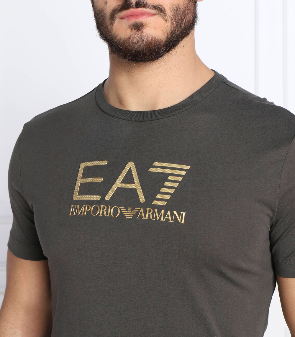 футболка EA7 - оливковый(6LPT12 PJM9Z)
