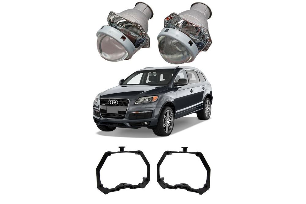 Готовый комплект для замены штатных линз Audi Q7 Valeo 2 AFS №2