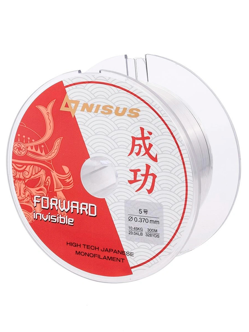 Леска для рыбалки Nisus FORWARD Invisible Nylon Transparent 0,286mm/300m (N-FI-0286-300)