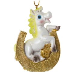 GAEM Фигурка декоративная подвесная "Лошадка", L5 W3 H7,5 см, 6в.