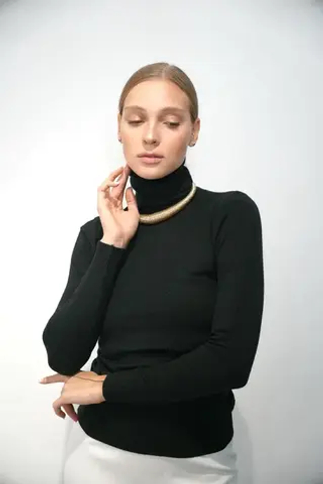 Luna водолазка в черном