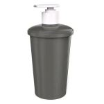 ДИСПЕНСЕР ДЛЯ ЖИДКОГО МЫЛА SCANDI 83х180ММ, 0,4Л (Серый)