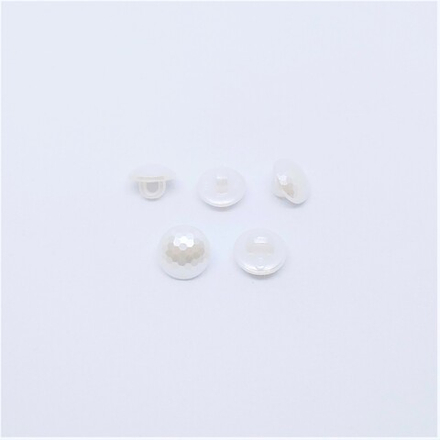 Пуговицы №641, на ножке, 10мм,цв.белый (RB z-13)