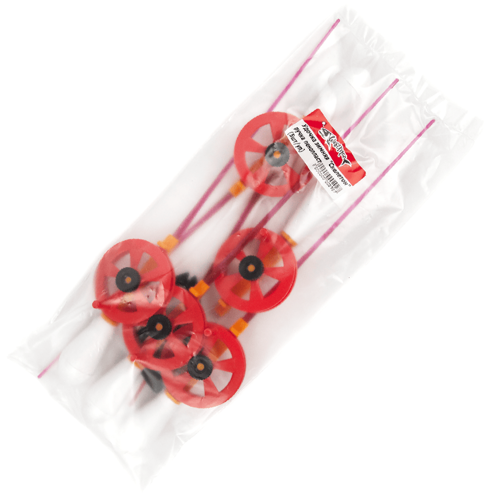 Удочка зимняя WestMan "Скелетон", пенопластовая ручка (32см, 5шт/уп)