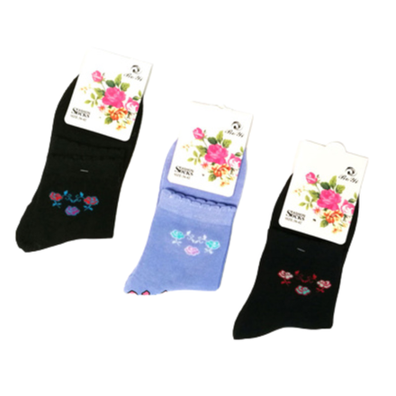 Носки женские тонкие длинные Bo YI