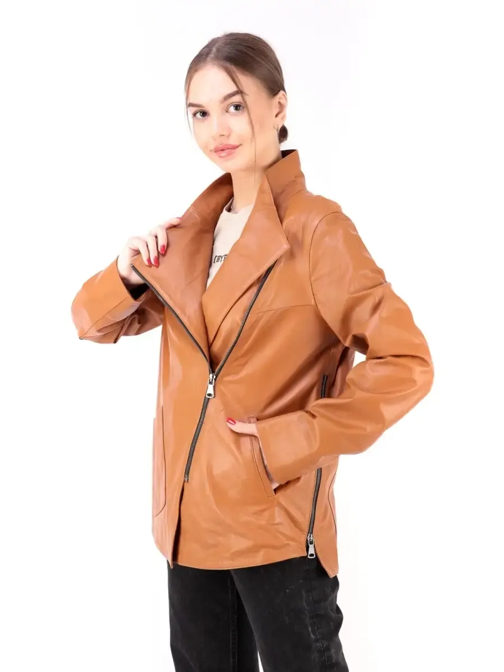 Куртка женская из натуральной кожи