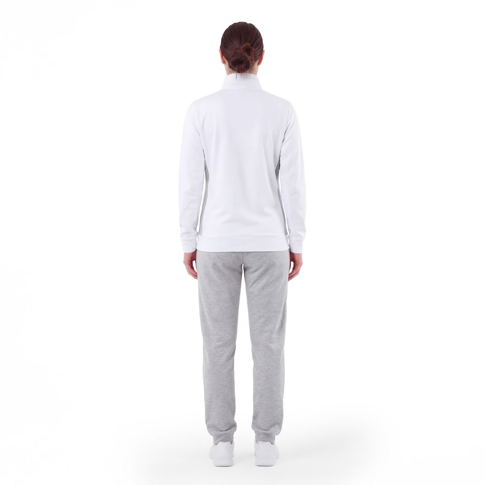 Костюм спортивный MIKASA MT537/530-022-4XL, р.4XL, 70% хлопок, 30% полиэстер, бело-серый