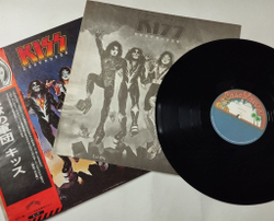 Винтажная виниловая пластинка LP Kiss Destroyer (Japan 1976) (Obi) Detroit Rock City
