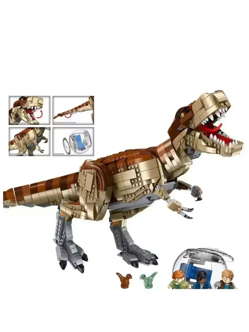 Конструктор Динозавры Тираннозавр рекс 1538 деталей