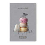 Тетрадь А5 40л. клетка "Nice days with macarons" (BrunoVisconti)