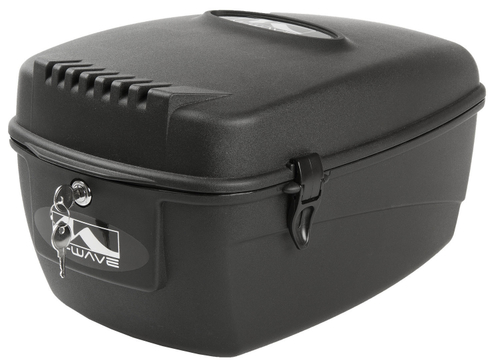 Сумка/бокс на багажн. V17л пластик пыле/влагозащ. с замком (6) черная M-WAVE
