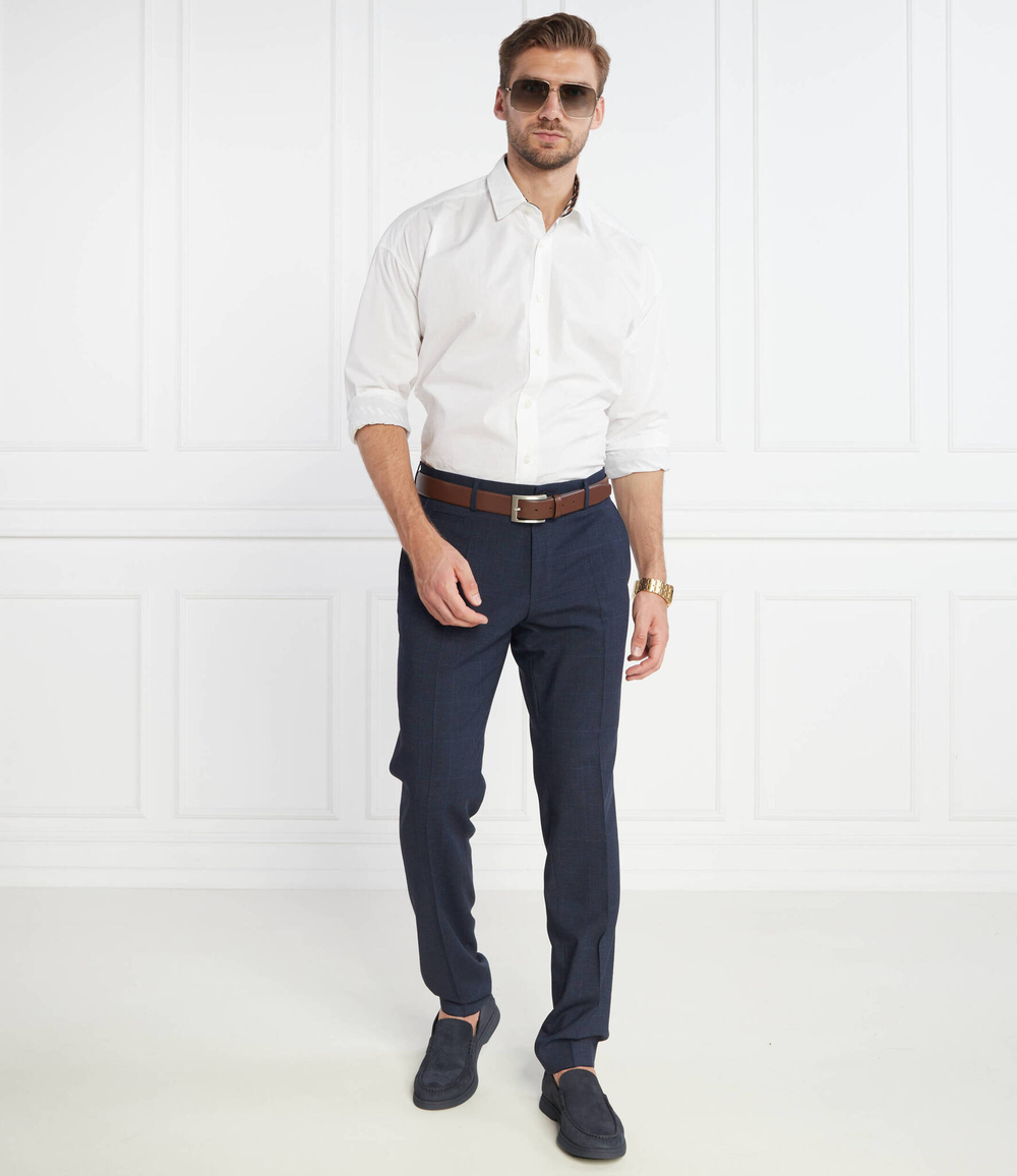 Брюки H-Genius-224 BOSS BLACK - темно-синий(50500110)