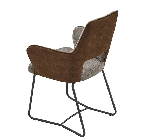 Стул Tidan серый с коричневым