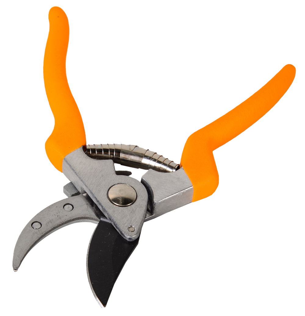 Секатор ВИХРЬ 200мм (возвратная пружина, тефлоновое покрытие, обрезиненные рукоятки)