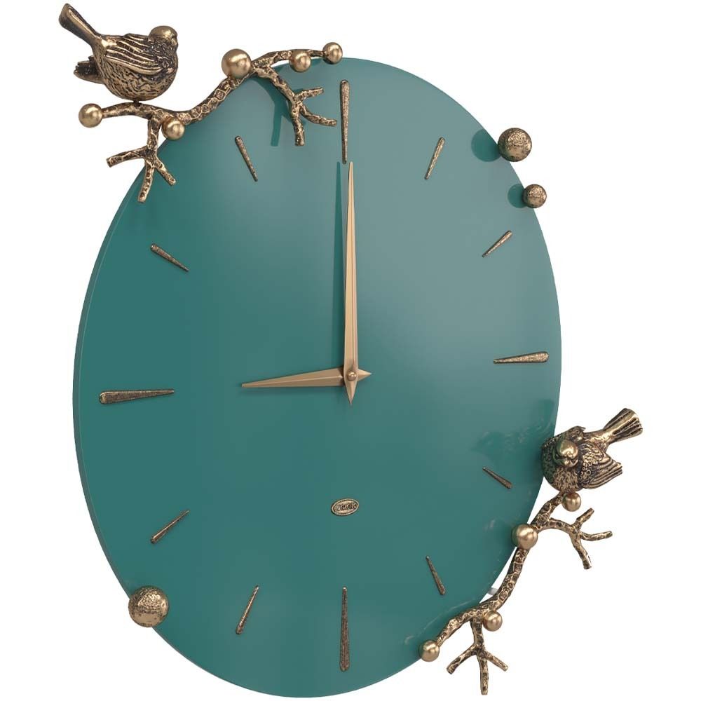Часы настенные Терра Колор Пастельно-синий Амбер