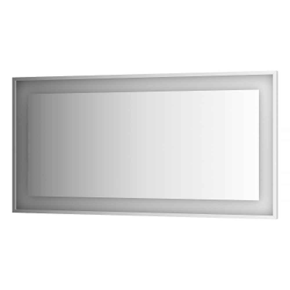 Зеркало Evoform в багетной раме со встроенным LED-светильником 35,5 W 150x75 см