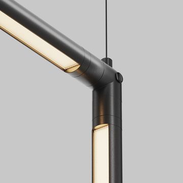 Угловой коннектор для системы Shelf без ввода питания CA014CL-B черный Accessories for system Shelf Maytoni