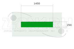 Ящик-скамья для теневых навесов Фрукты М1 ТН088