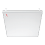 Светильник ГРИЛЬЯТО ДВО02-041 с БАП EM1 54Вт 5000К IP40 Матовый 6000лм 588х588х40мм WOLTA PRO
