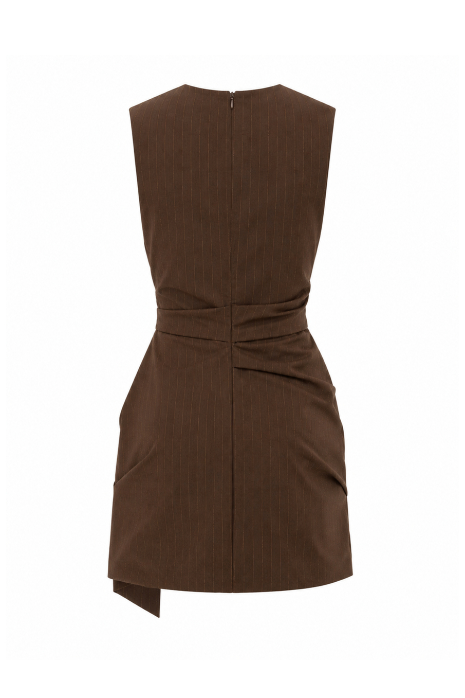 Платье в складку Rosha Stripe Caramel