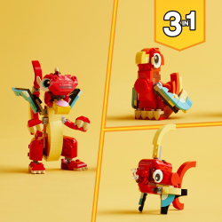 LEGO Creator — Красный дракон 3 в 1 31145 / артикул   31145  / GTIN 5702017584942